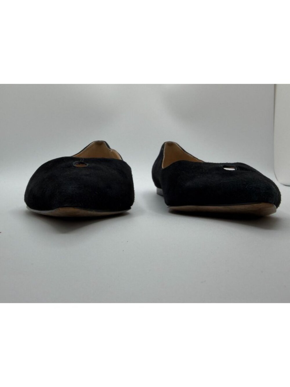 Sam Edelman Rosalie Suede Pointed Ballet Flats Black Women Size 7M Chic Classic - Picture 6 of 14